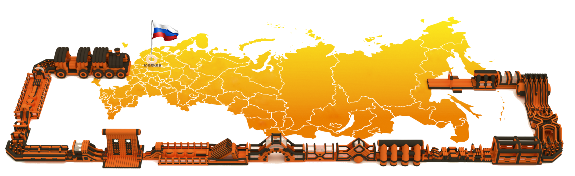 Самая длинная полоса препятствий цвета Победы в мире!