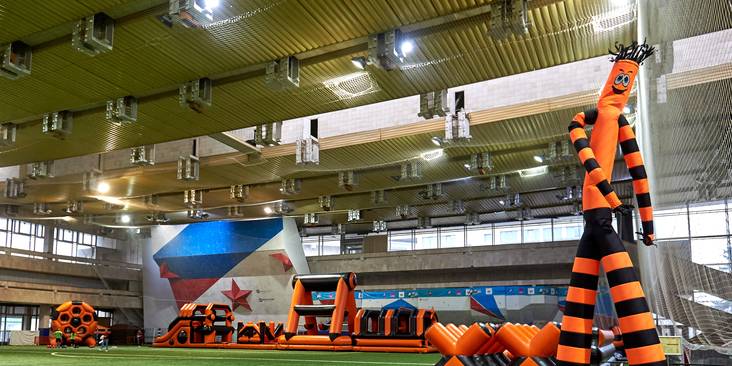 Спартакиада профсоюзов на стадионе